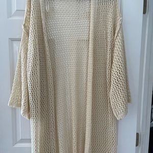 She & Sky open weave cardigan